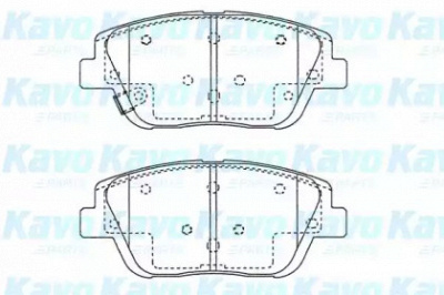 KAVO PARTS bp4028 -  Комплект тормозных колодок, дисковый тормоз